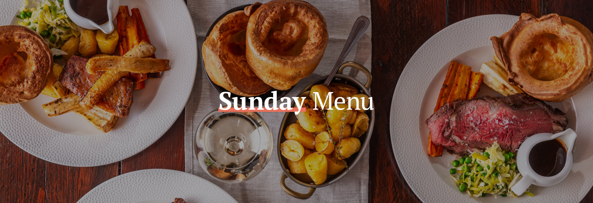 Sunday Menu at The King's Head